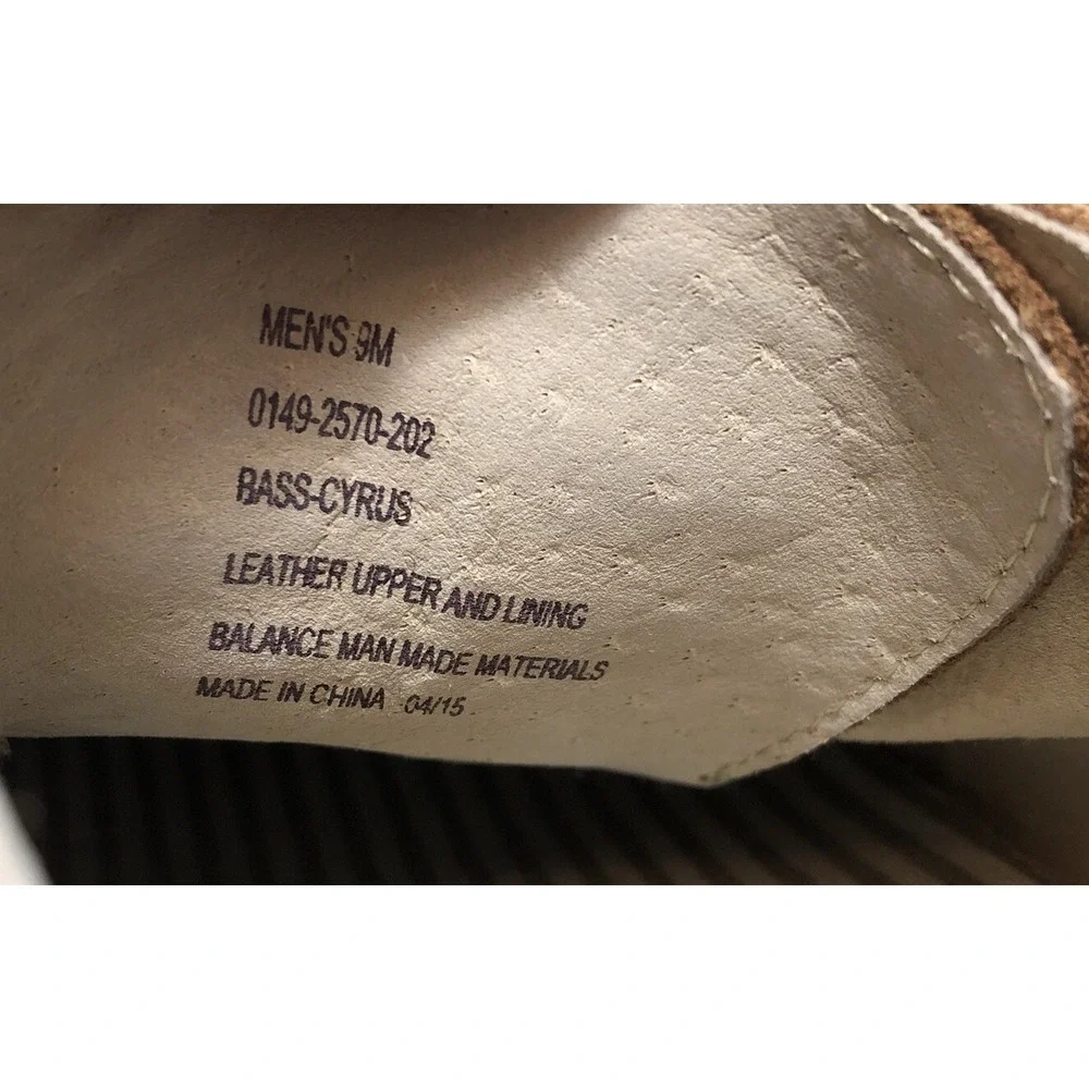 G.H. BASS‎ & Co. of Maine Men's Shoes 9M Brown Suede Cyrus Business Casual